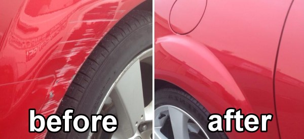 auto body repair before after