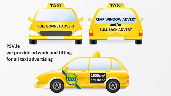 taxi adverts ireland