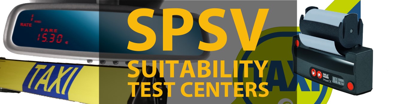 SPSV Taxi suitability test centres