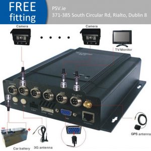 Mobile CCTV DVR 3G Surveillance System with WIFI and GPS